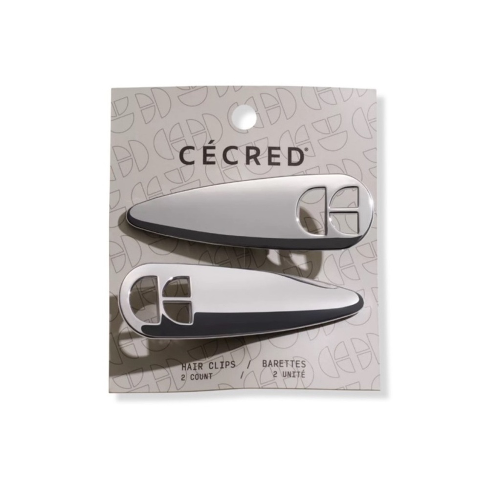 AUTHENTIC Rare Beyonce CECRED Creaseless Hair Clips / Silver / New Sealed 2026